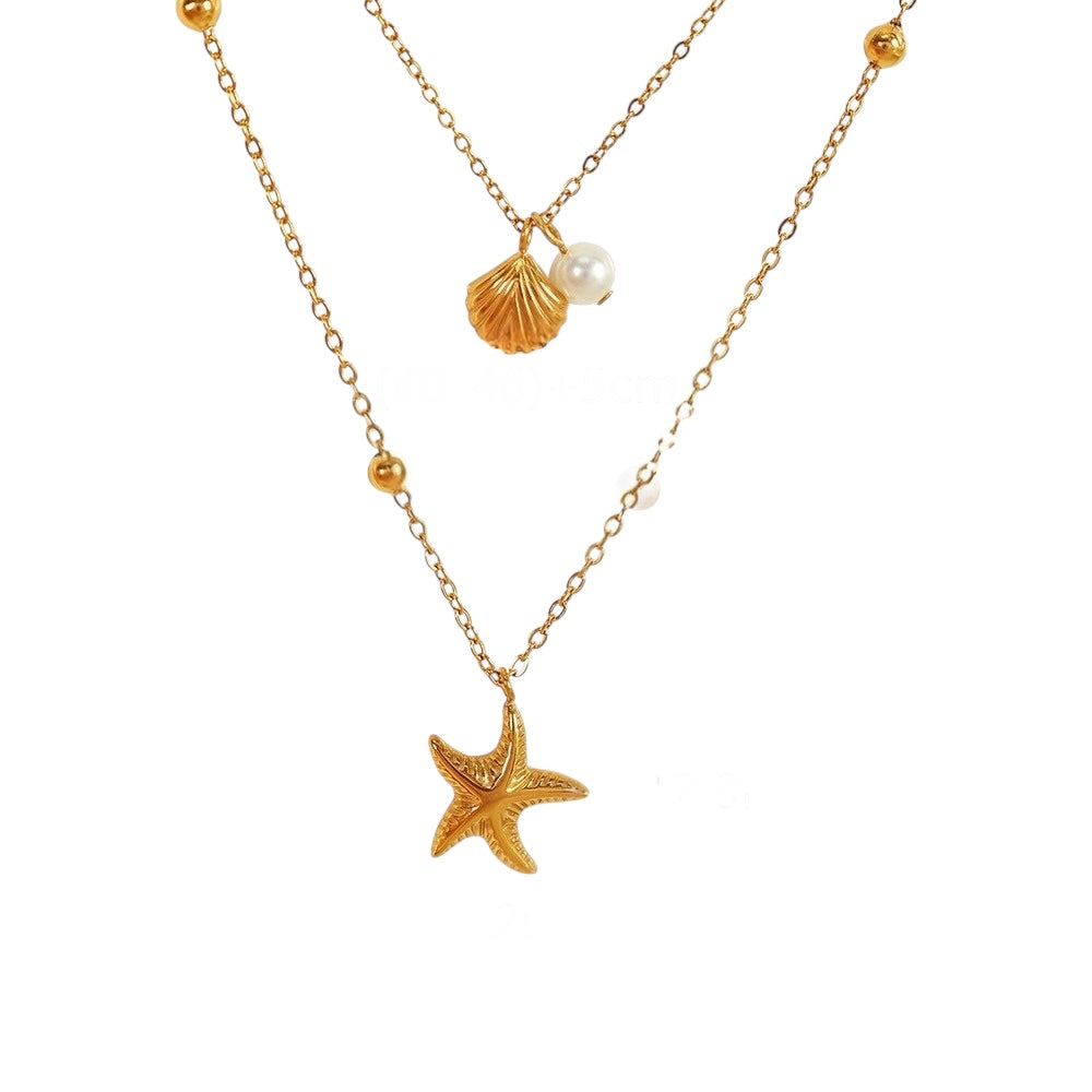 Collier Océan  doré
